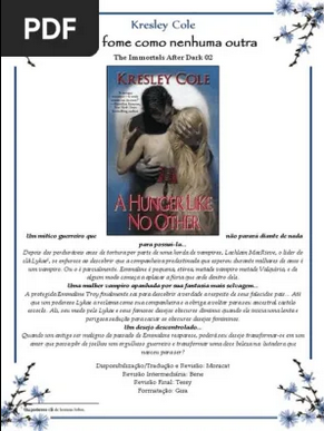 Kresley Cole Imortais Depois do Anoitecer II UMA FOME COMO NENHUMA OUTRA pdf download gratis