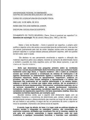 Pierre Bourdieu COMO E POSSIVEL SER ESPORTIVO pdf download gratis