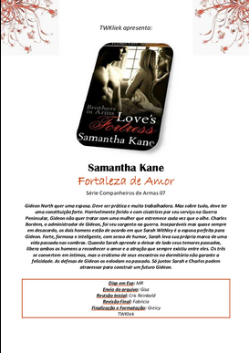 Samantha Kane Companheiros de Armas VII FORTALEZA DE AMOR pdf download gratis