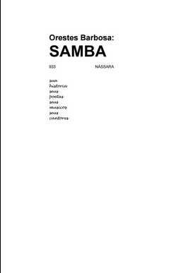 SAMBA SUA HISTORIA, SEUS POETAS, SEUS MUSICOS E SEUS CANTORES pdf download gratis