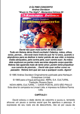 Andrea Davidson O ULTIMO CONCERTO