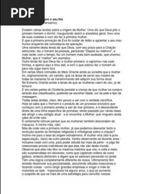 Luis Fernando Verissimo MULHER, SUA ORIGEM E SEU FIM